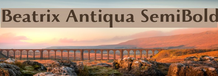 Beatrix Antiqua SemiBold Example 2