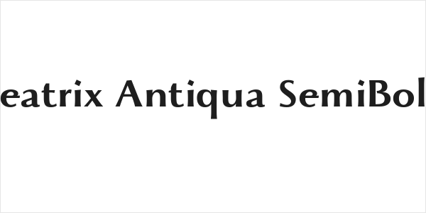 Beatrix Antiqua SemiBold Logo