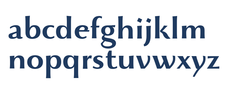 Beatrix Antiqua SemiBold Lowercase