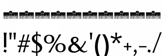 BeatrixAntiqua-Regular Font OTHER CHARS