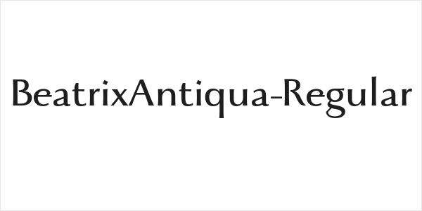 BeatrixAntiqua-Regular Logo