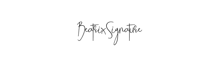 BeatrixSignature  Free Fonts Download