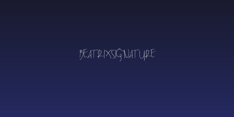 BeatrixSignature Social Header