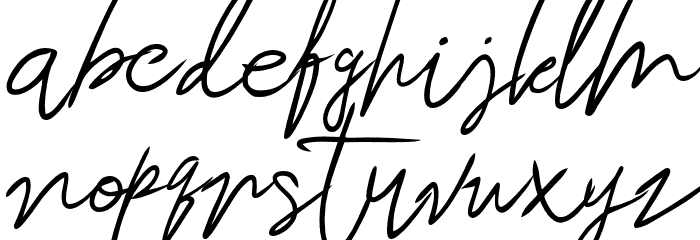 Beatrix Font LOWERCASE