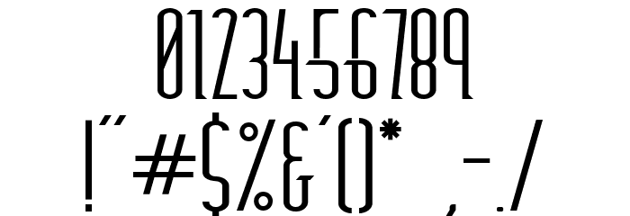 Beatrixe normal Font OTHER CHARS