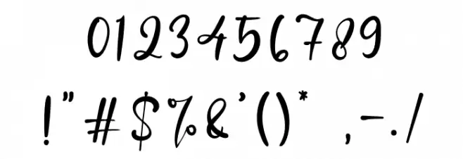 BeatrizAbilla Font OTHER CHARS