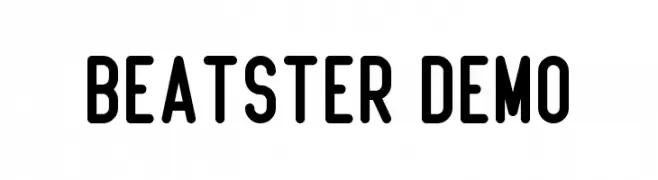 Beatster Demo  les polices de caractères gratuit tlcharger