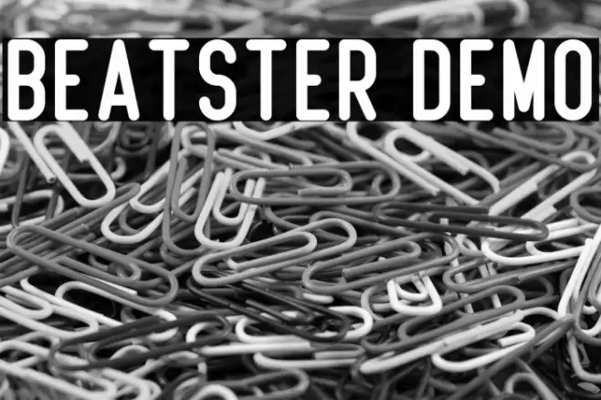 Beatster Demo Font examples