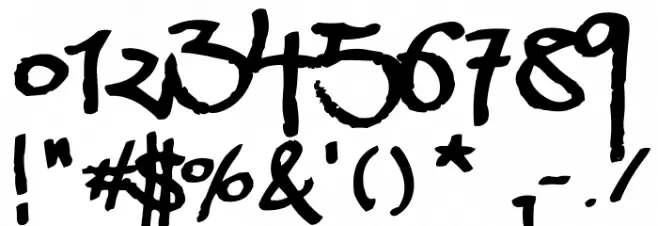 Beatstreet Font OTHER CHARS