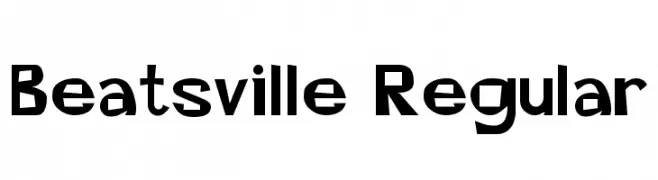 Beatsville Regular  les polices de caractères gratuit tlcharger