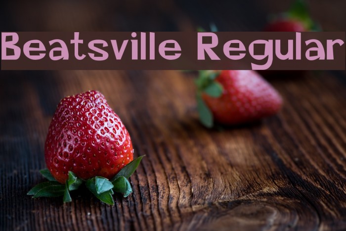 Beatsville Regular Font examples