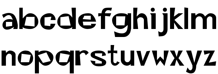 Beatsville Regular Font LOWERCASE