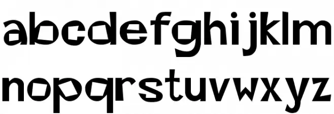 Beatsville Regular Caratteri MINUSCOLO