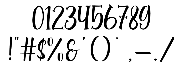 Beattone Font OTHER CHARS