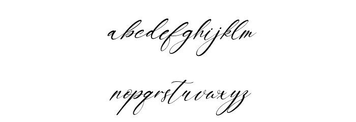 Beattrice Italic Font LOWERCASE