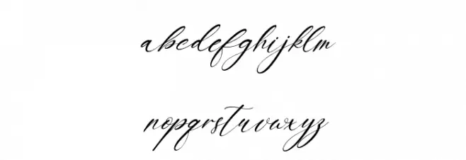 Beattrice Italic Caratteri MINUSCOLO