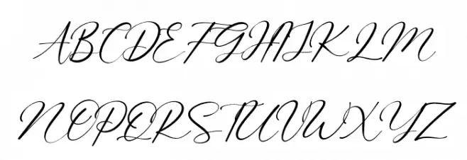 Beattrice Schriftart Groß