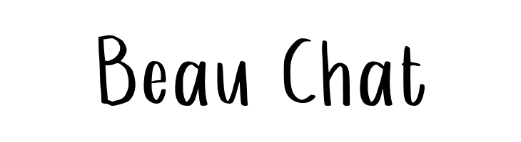 Beau Chat  Скачать бесплатные шрифты