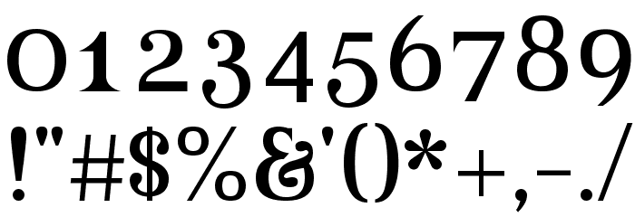 Beau-Regular Font OTHER CHARS