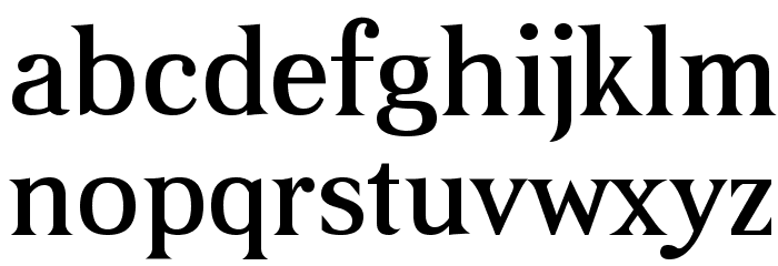 Beau-Regular Font LOWERCASE