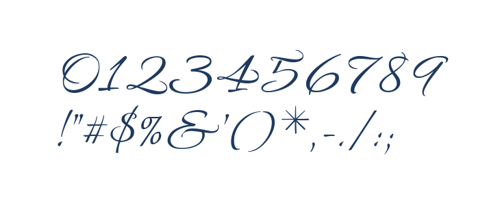 Beau Rivage Regular Other Characters