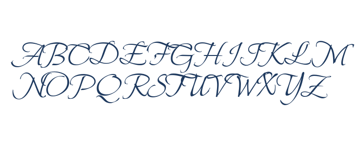 Beau Rivage Regular Uppercase