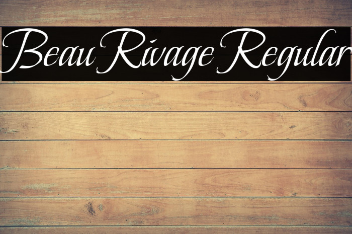 Beau Rivage Regular Example 2