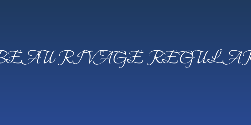 Beau Rivage Regular Social Header