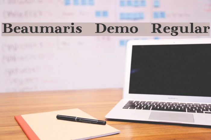 Beaumaris Demo Regular Font examples