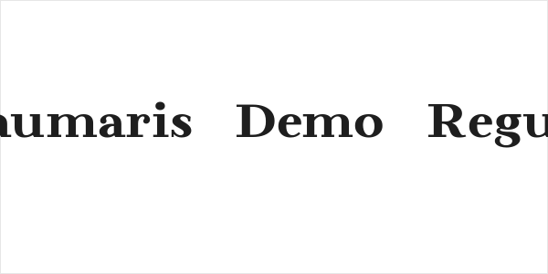 Beaumaris Demo Regular Logo