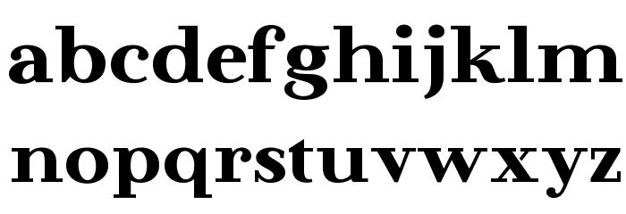 Beaumaris Demo Regular Font LOWERCASE