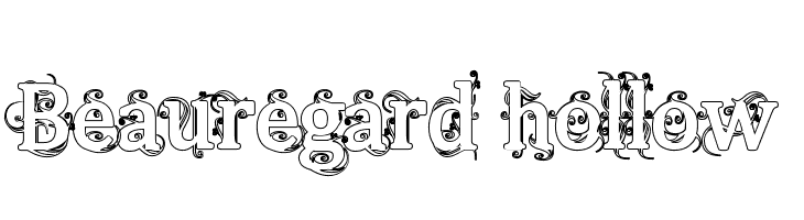 Beauregard Hollow  免费字体下载