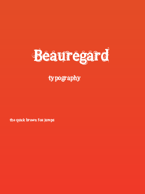 Beauregard Poster