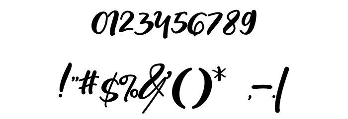 Beauthy Flower Font OTHER CHARS
