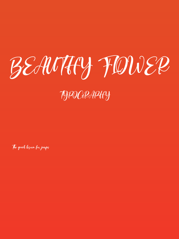 Beauthy Flower Poster