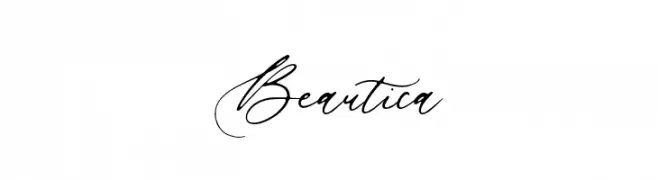Beautica  フリーフォントのダウンロード