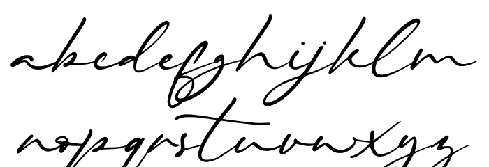 Beautiella Font LOWERCASE