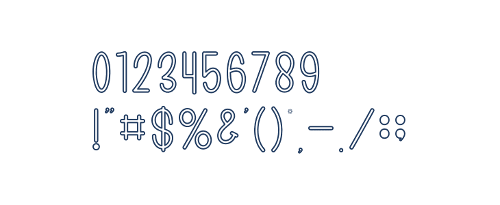 Beautiful Alphabet Other Characters