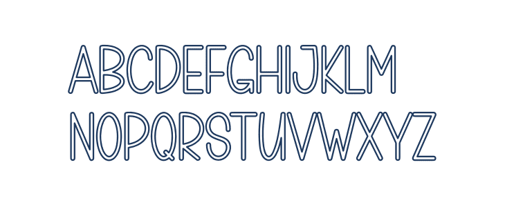 Beautiful Alphabet Uppercase