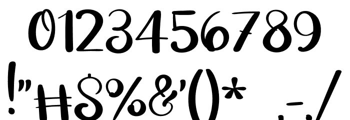 Beautiful Angel Font OTHER CHARS