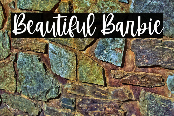 Beautiful Barbie Caratteri examples