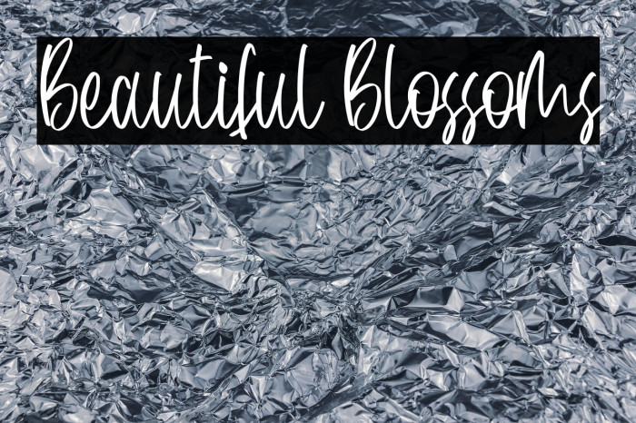 Beautiful Blossoms Example 1