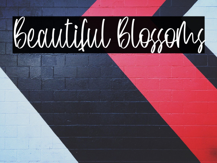 Beautiful Blossoms Example 3