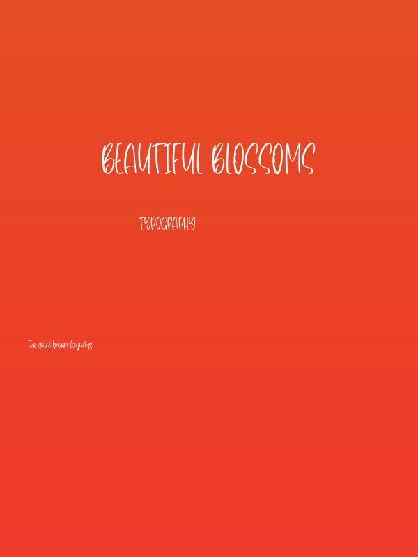 Beautiful Blossoms Poster