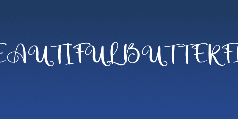 Beautiful Butterfly Social Header