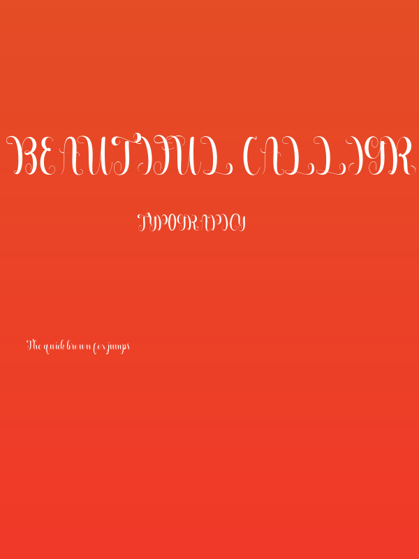 Beautiful Calligraphy Free Poster