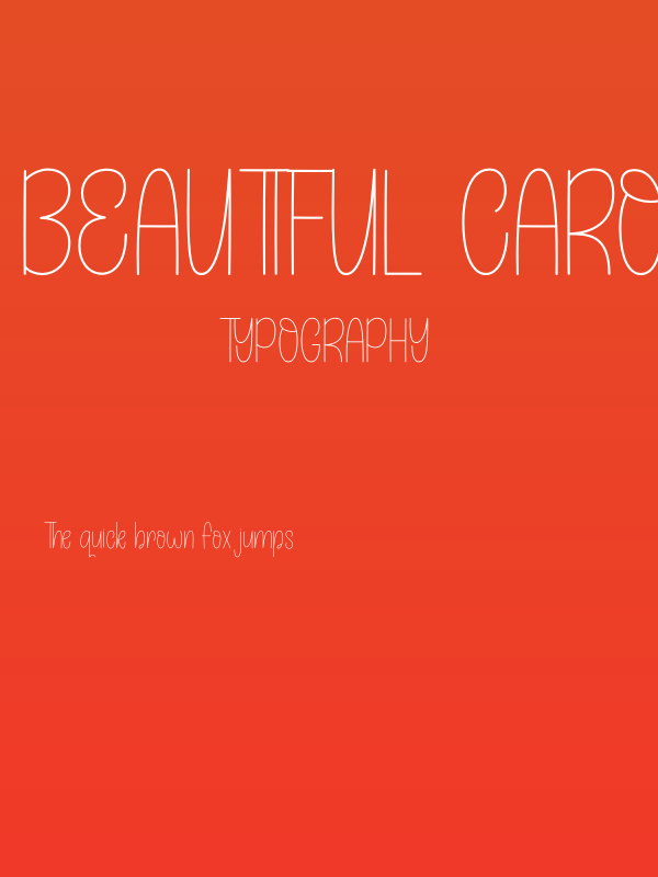 Beautiful Caroline Poster