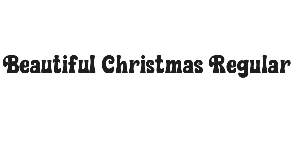 Beautiful Christmas Regular Logo