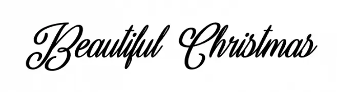 Beautiful Christmas baixar fontes gratis