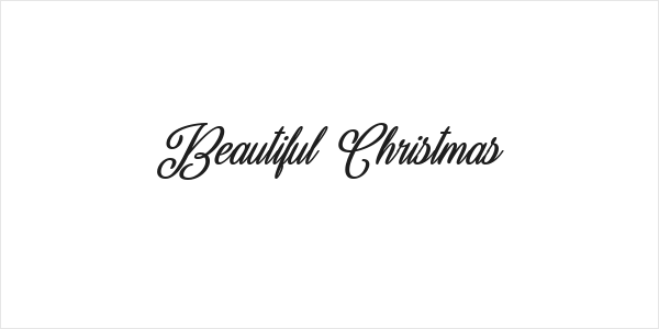 Beautiful Christmas Logo